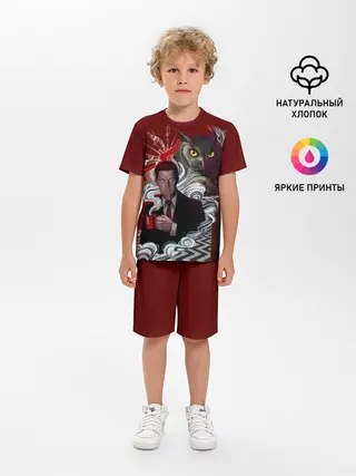 Детская пижама с шортами / Twin Peaks