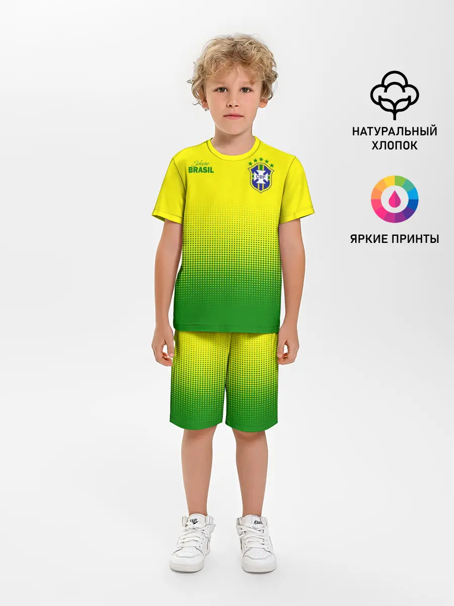 Детская пижама с шортами / Сборная Бразилии
