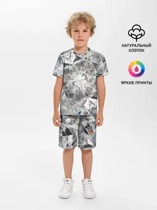 Детская пижама с шортами / Бриллиантовый блеск