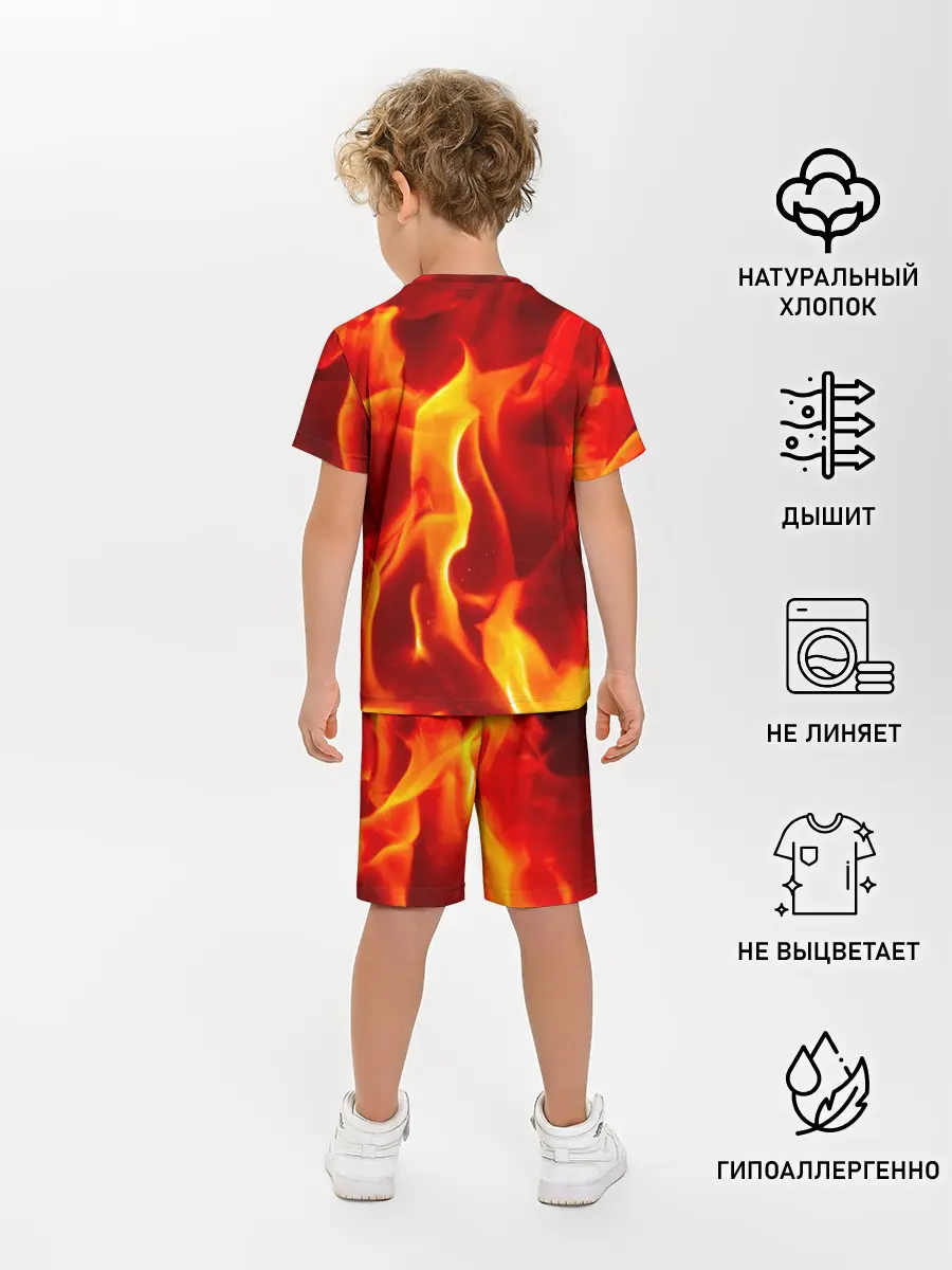 Детская пижама с шортами / Among Us