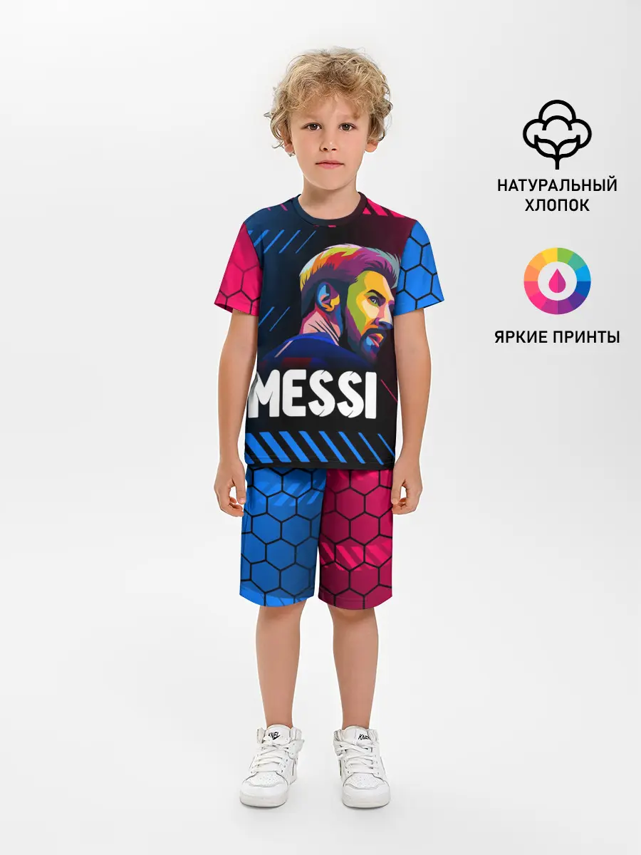Детская пижама с шортами / ЛИОНЕЛЬ МЕССИ / BARCELONA