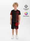 Детская пижама с шортами / RED BLACK MILITARY CAMO | КРАСНЫЙ КАМУФЛЯЖ