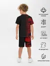Детская пижама с шортами / RED BLACK MILITARY CAMO | КРАСНЫЙ КАМУФЛЯЖ