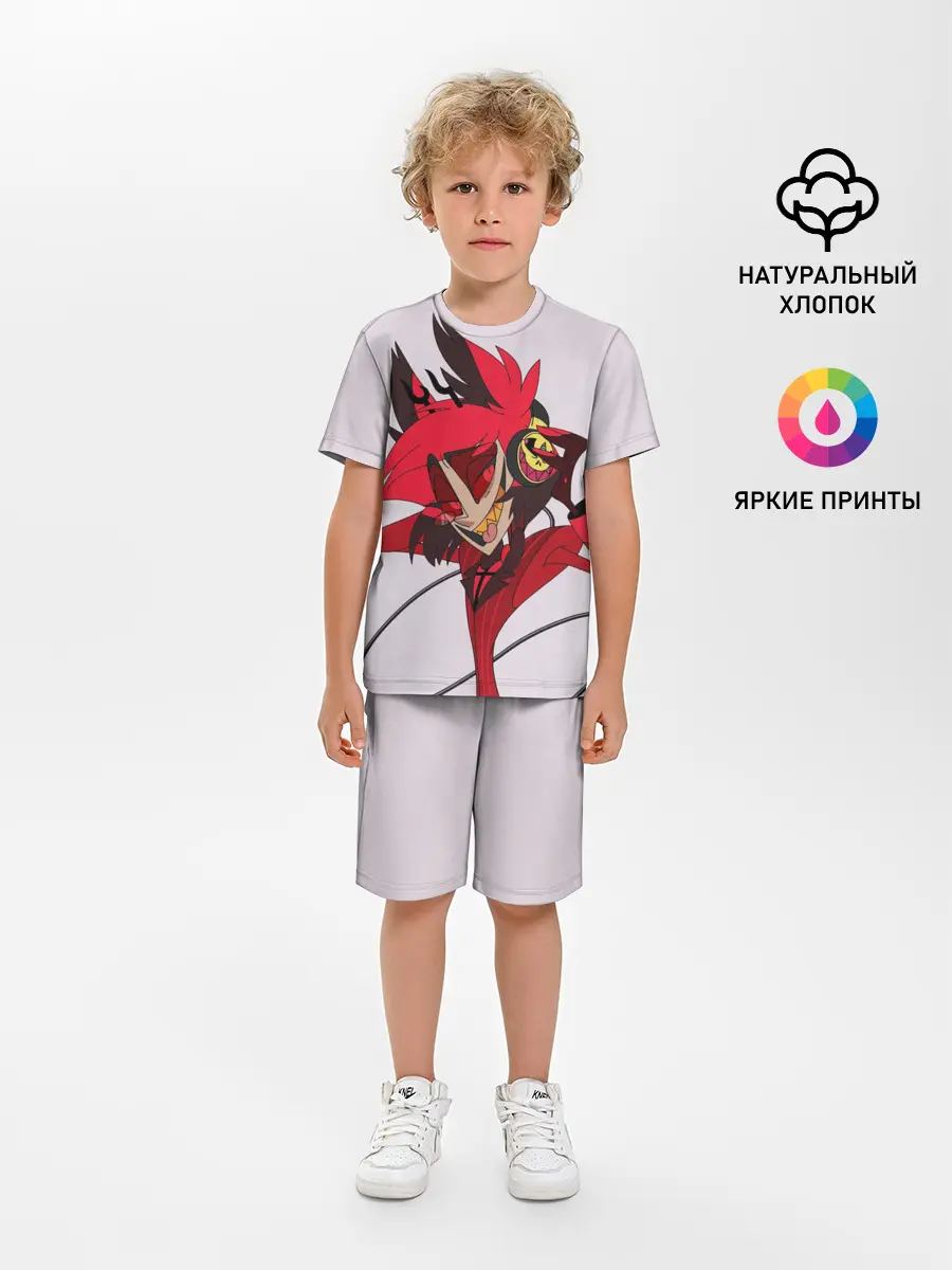 Детская пижама с шортами / Отель Хазбин