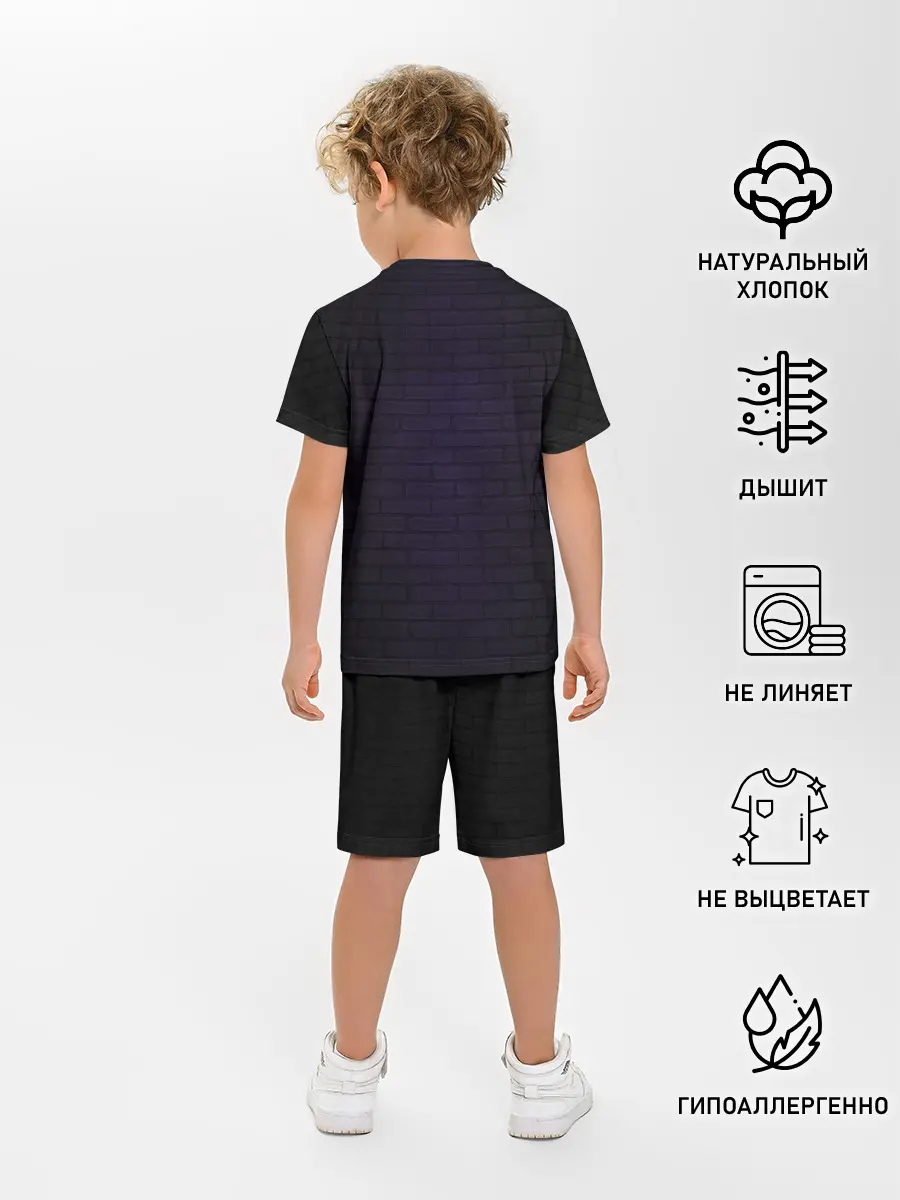 Детская пижама с шортами / UNDERTALE PURPLE HEART