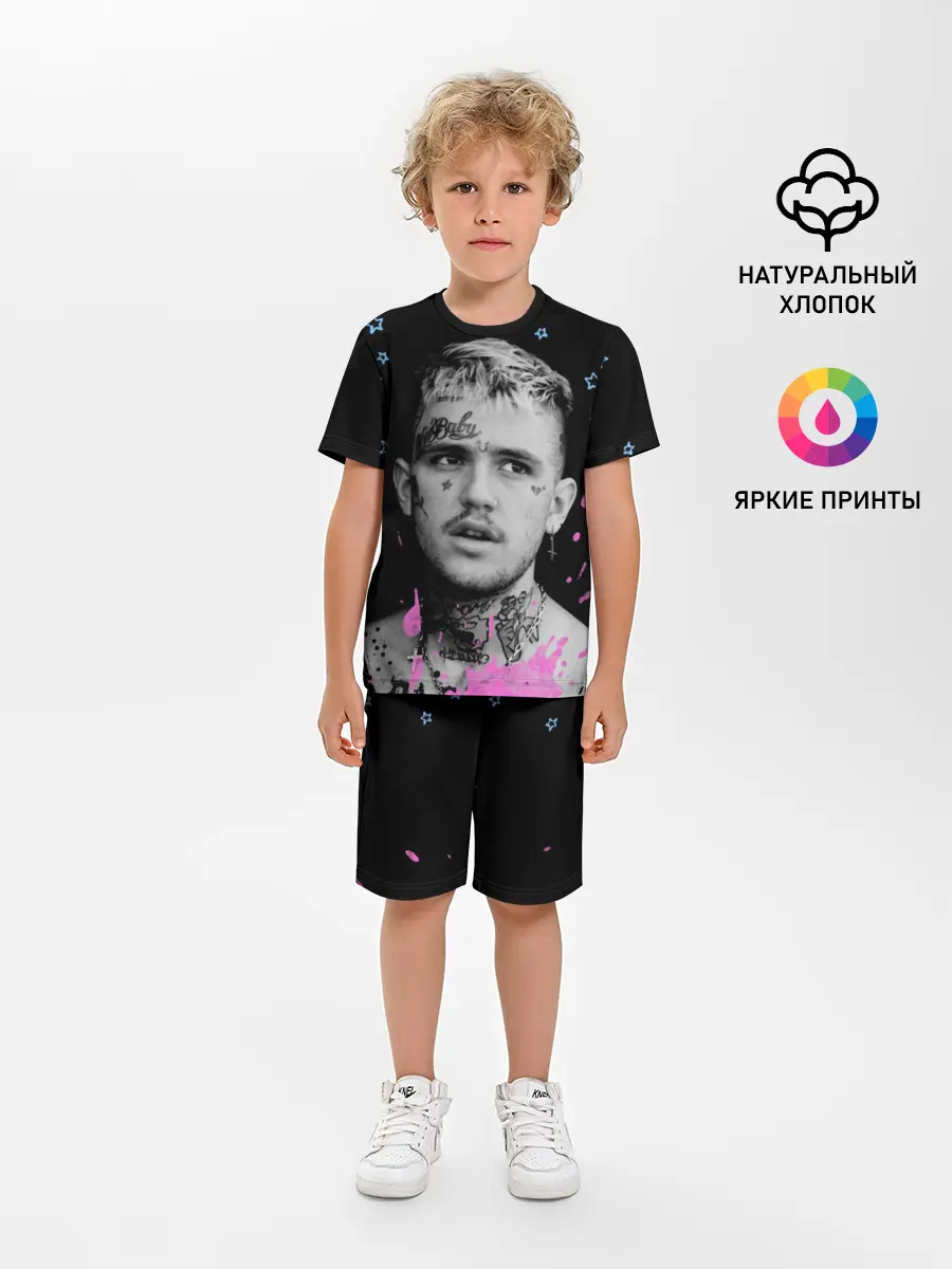 Детская пижама с шортами / LIL PEEP - Runaway