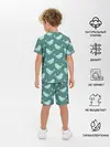 Детская пижама с шортами / Киты