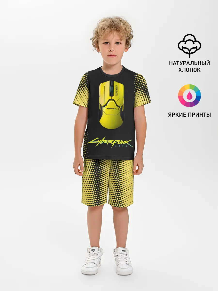 Детская пижама с шортами / cyberpunk 2077