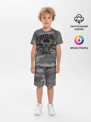 Детская пижама с шортами / Воздушно десантные войска