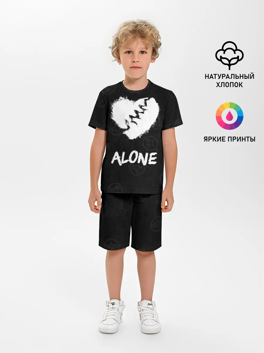 Детская пижама с шортами / Alone