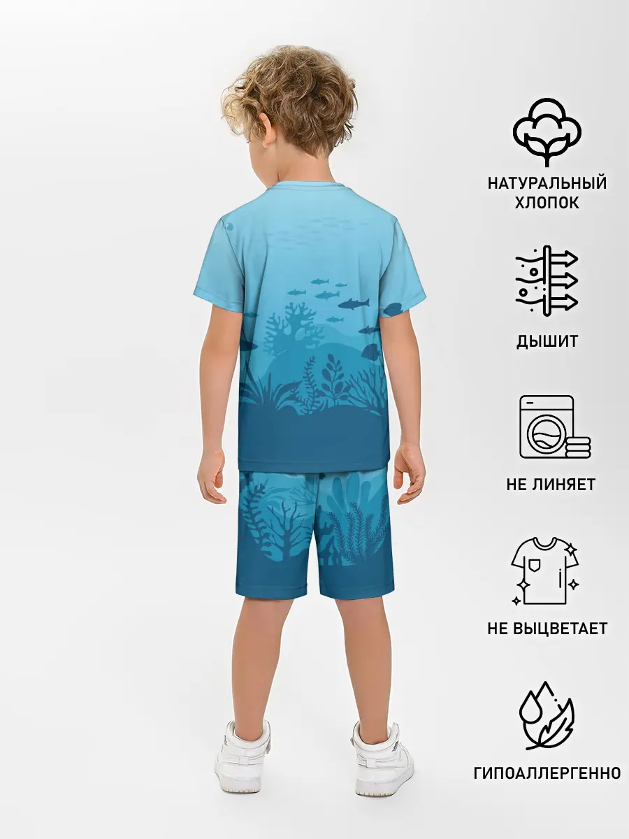 Детская пижама с шортами / Mermaid | Русалка | Русалочка