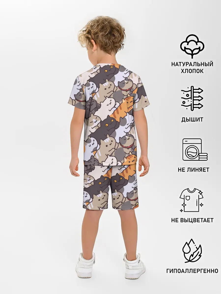 Детская пижама с шортами / Котомания