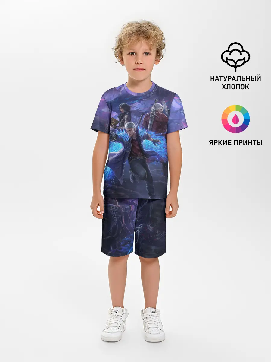 Детская пижама с шортами / DEVIL MAY CRY | ДЕВИЛ МАЙ КРАЙ