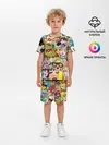 Детская пижама с шортами / Pop Art
