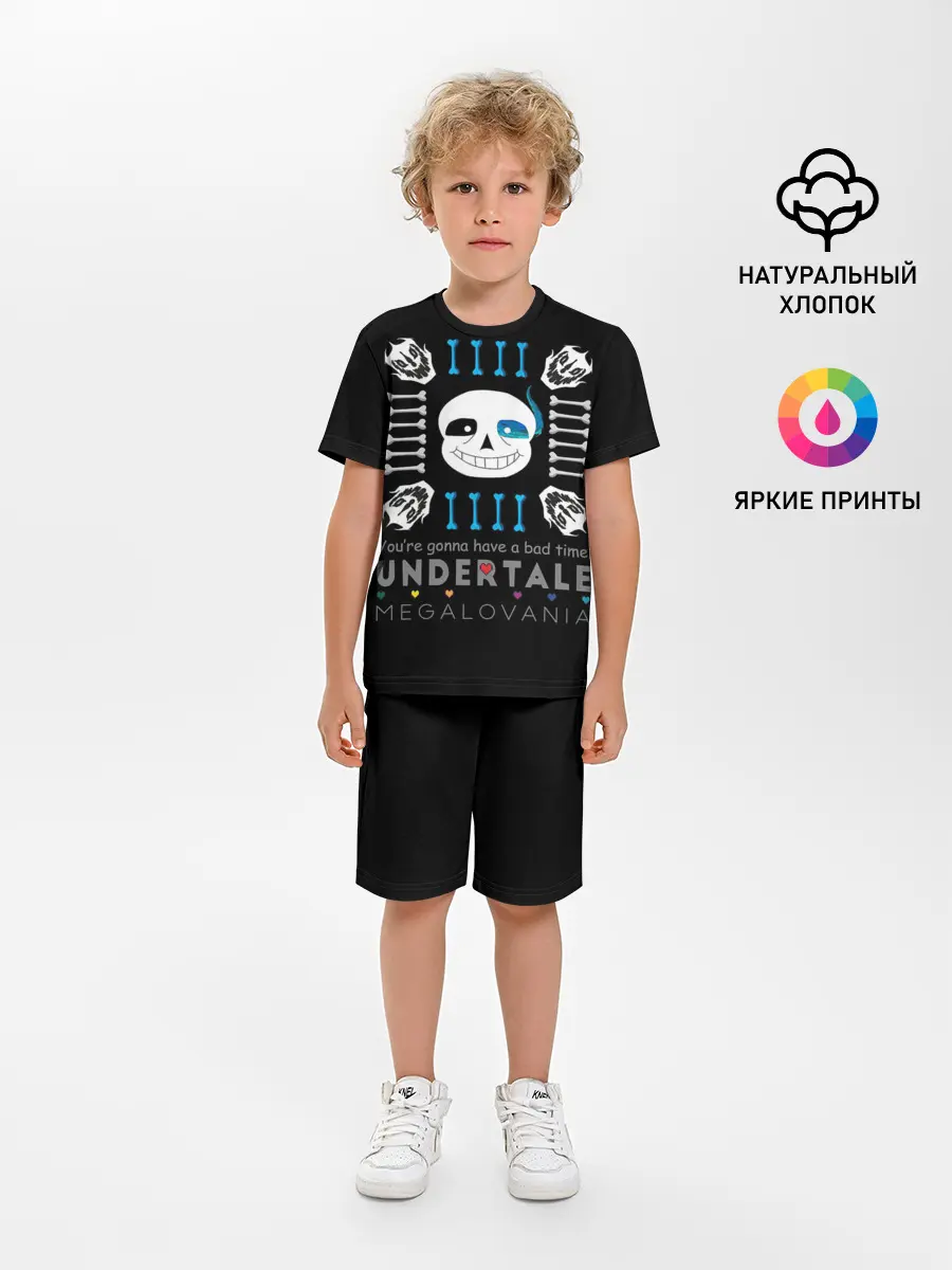 Детская пижама с шортами / Undertale