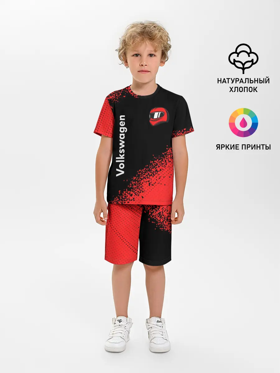 Детская пижама с шортами / Фольксваген - Racing