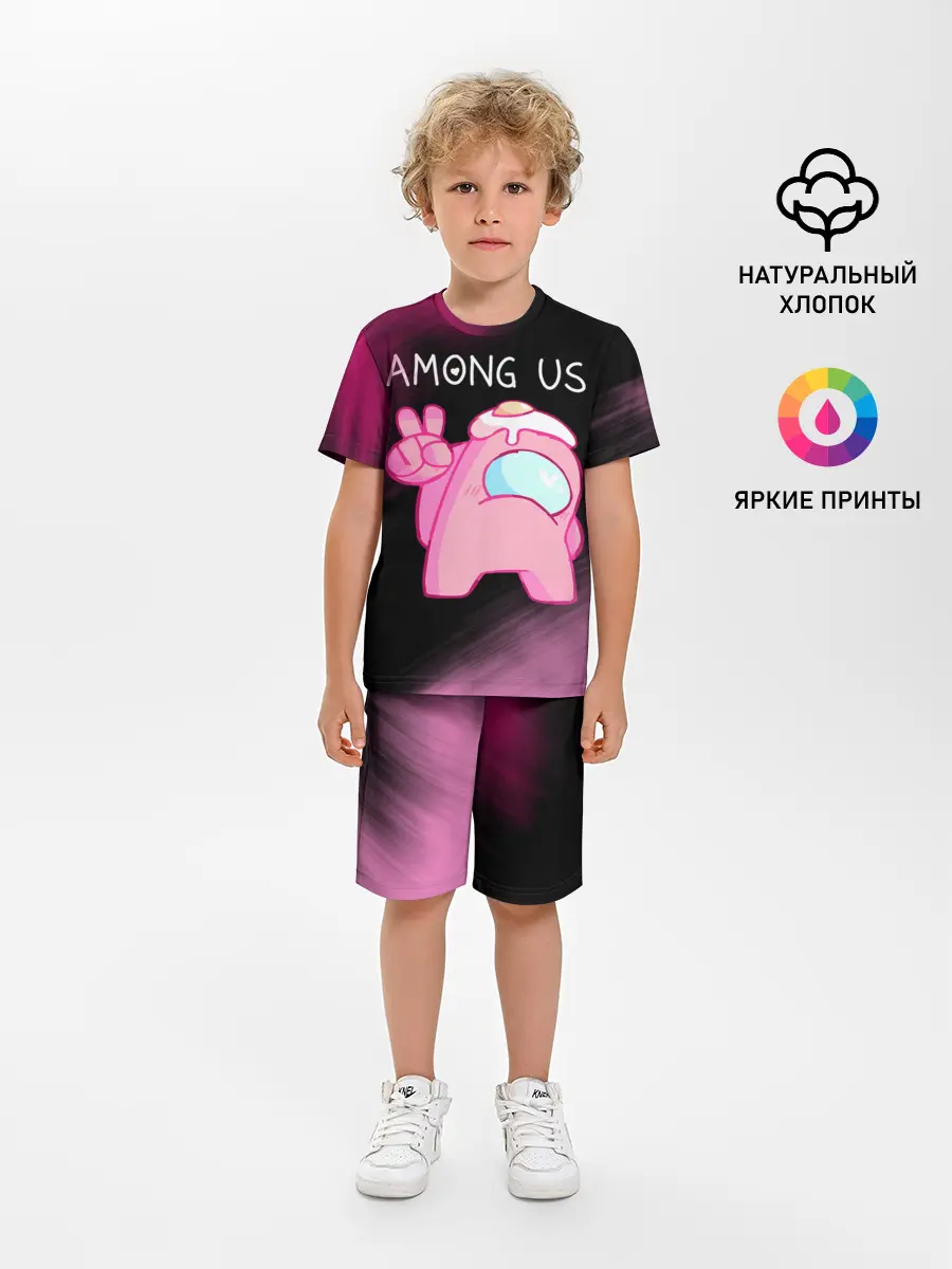 Детская пижама с шортами / AMONG US - Милота