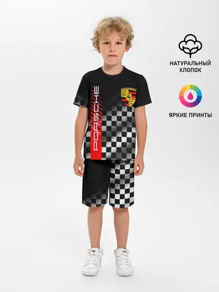 Детская пижама с шортами / PORSCHE / ПОРШЕ / ФИНИШ