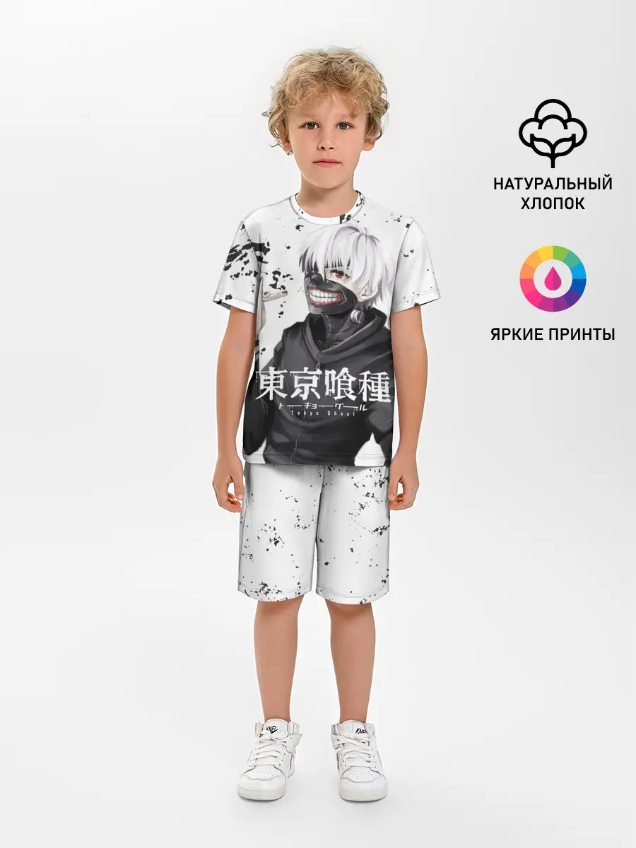 Детская пижама с шортами / Токийский гуль