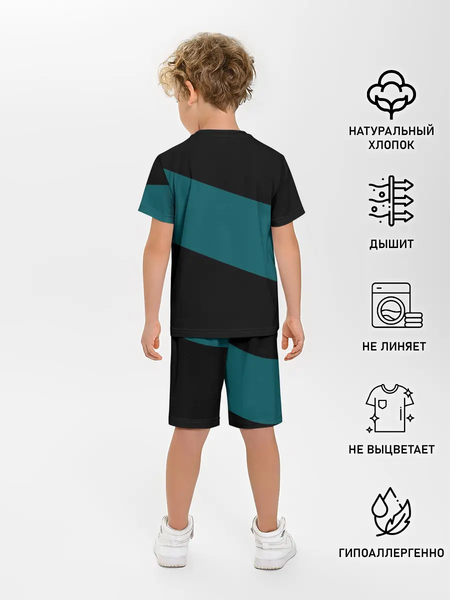 Детская пижама с шортами / Сан-Хосе Шаркс