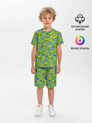 Детская пижама с шортами / Киви