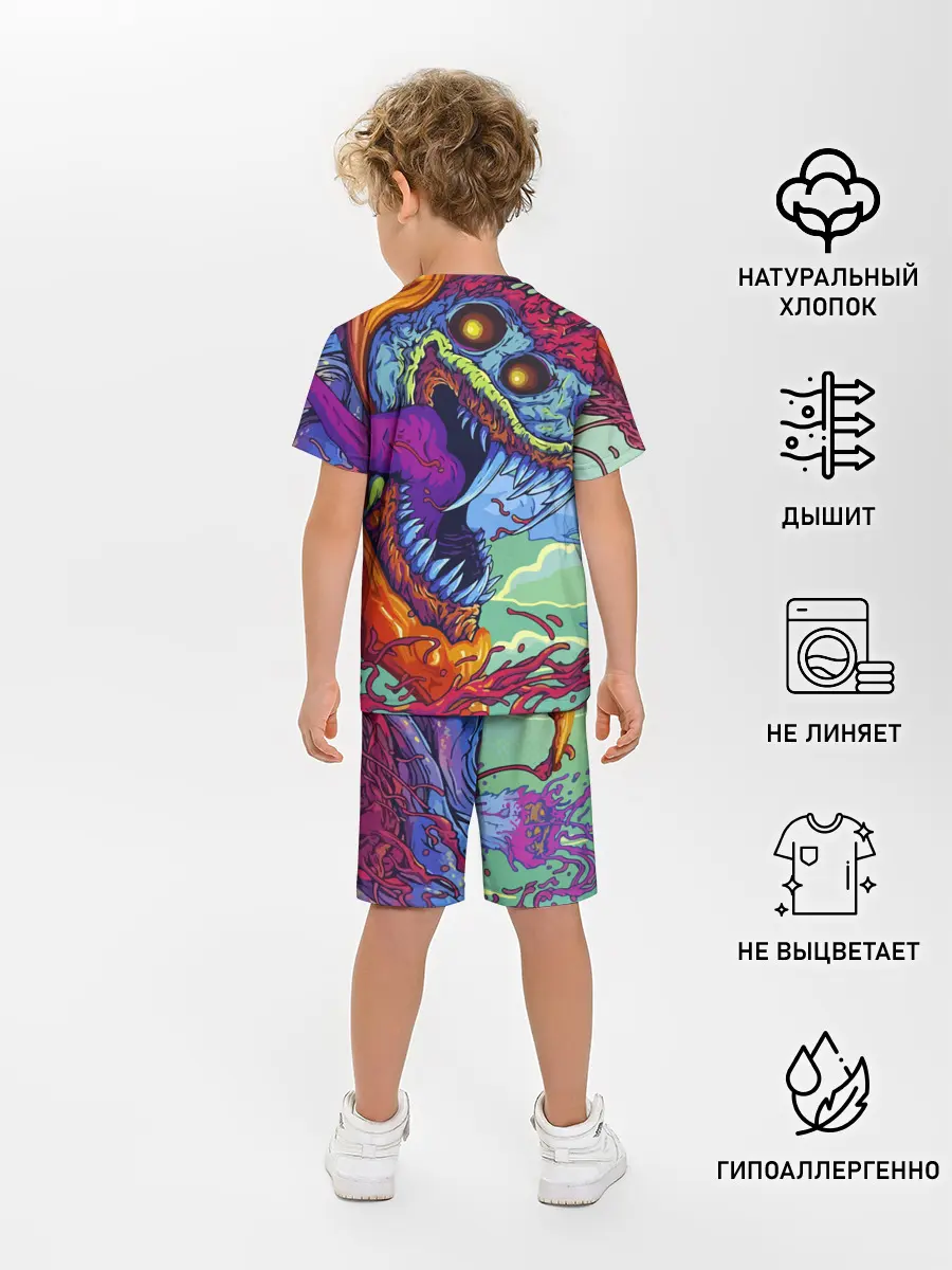 Детская пижама с шортами / CS GO HYPERBEAST | КС ГО ХАЙПЕРБИСТ