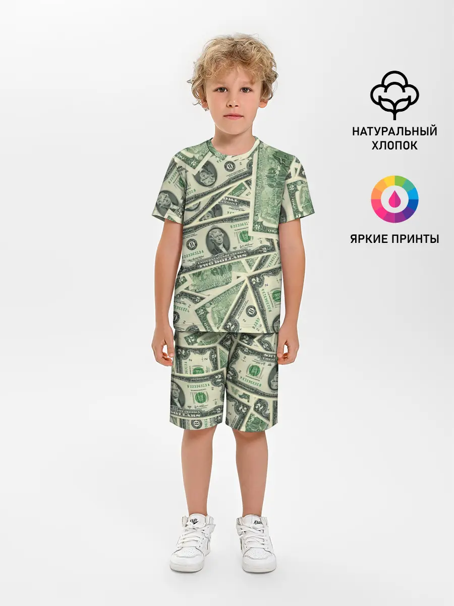 Детская пижама с шортами / Доллар