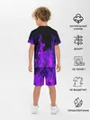 Детская пижама с шортами / ФИОЛЕТОВЫЙ ОГОНЬ | PURPLE FIRE