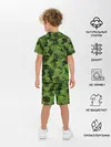 Детская пижама с шортами / Камуфляж Черепа | Текстура