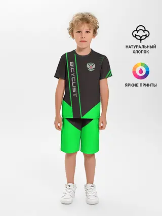Детская пижама с шортами / Bicyclist