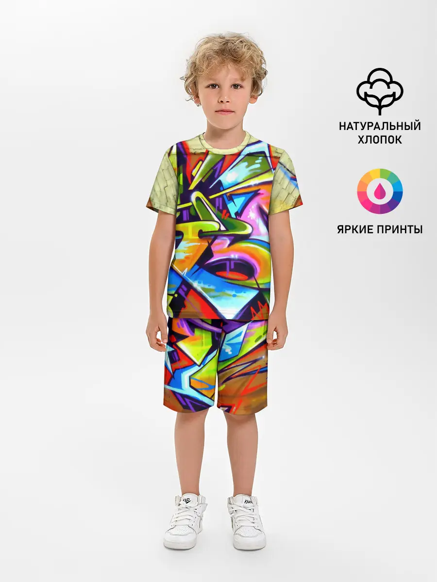 Детская пижама с шортами / Кислота