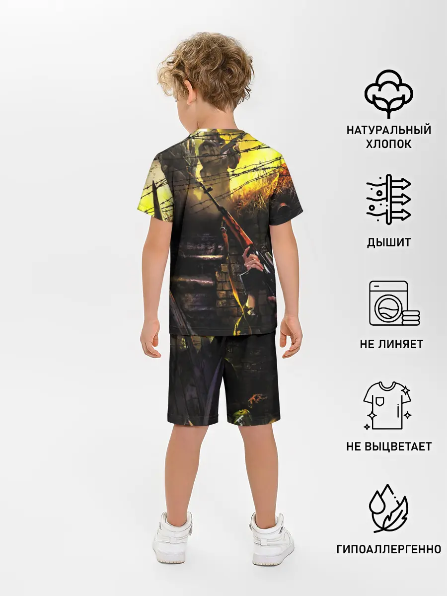 Детская пижама с шортами / STALKER