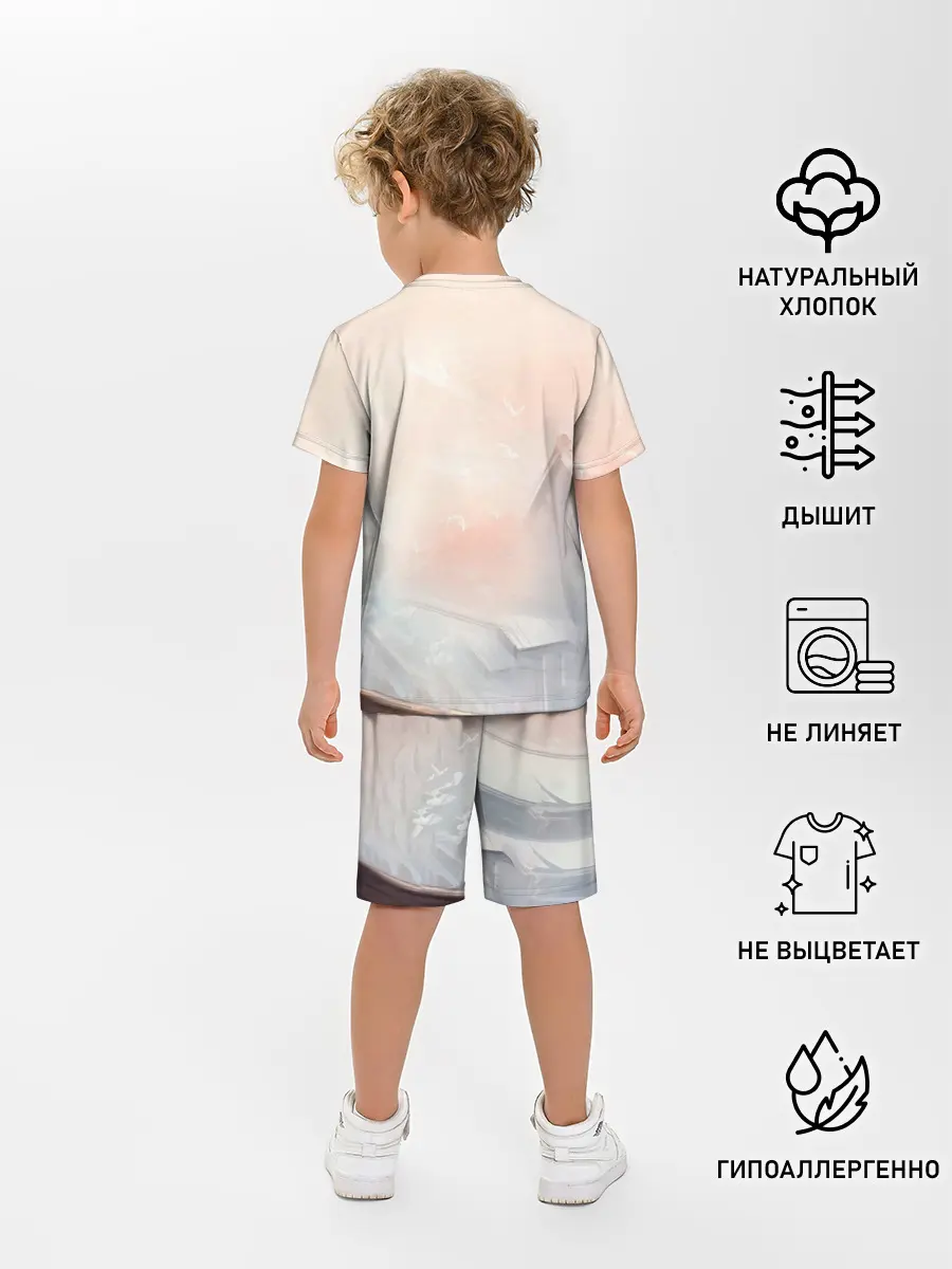 Детская пижама с шортами / GENSHIN IMPACT Zhongli