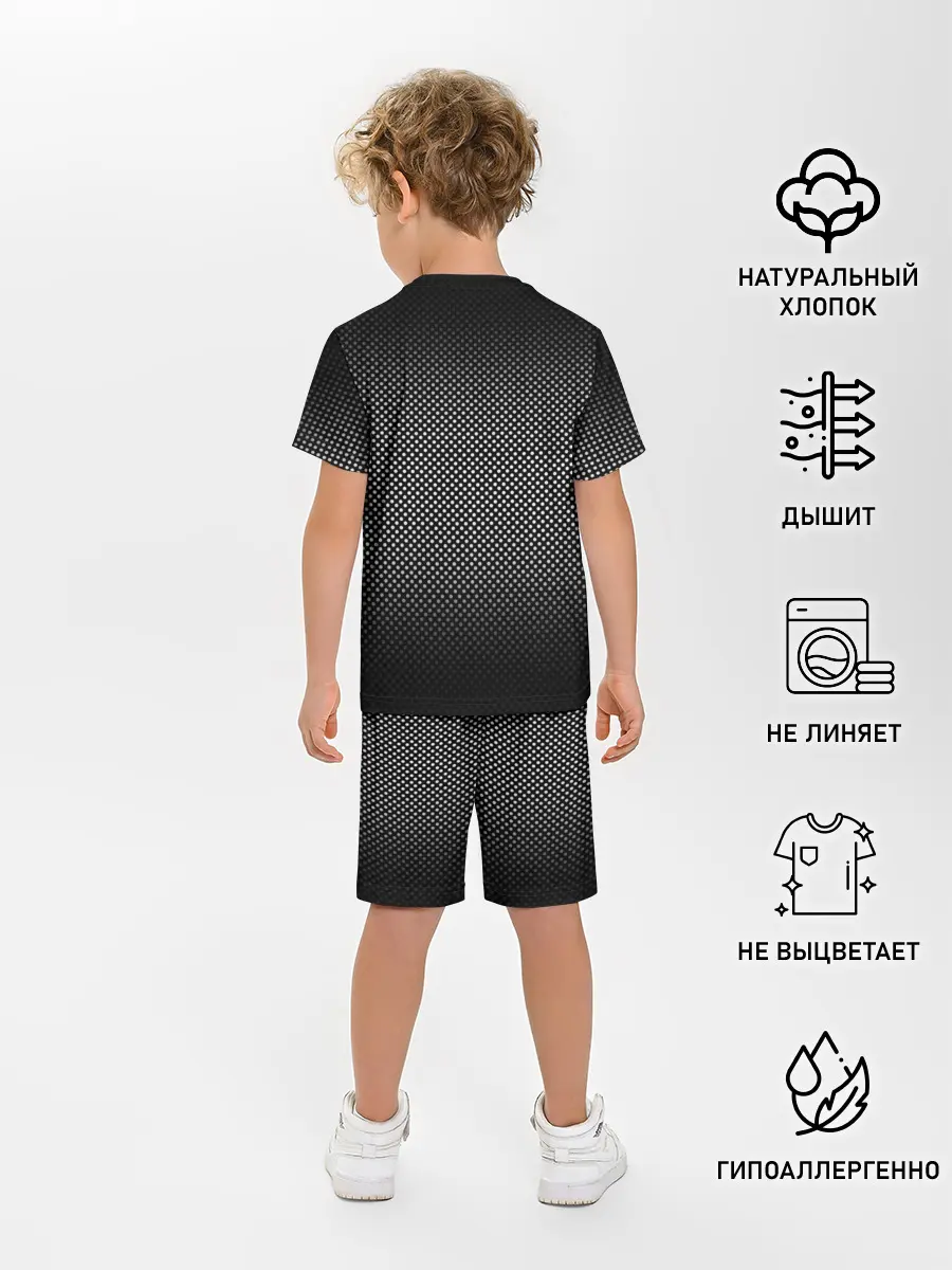 Детская пижама с шортами / Абстракция точки