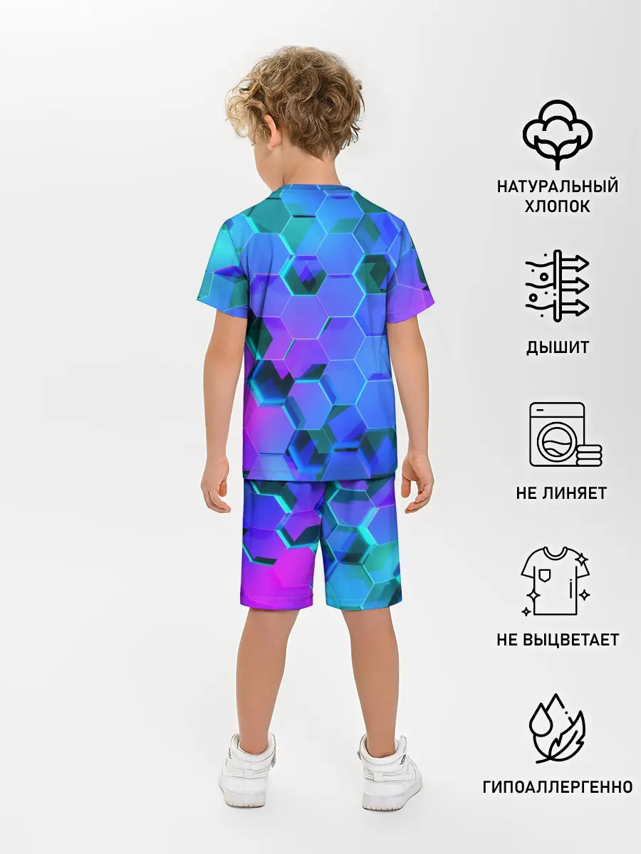 Детская пижама с шортами / Geometry