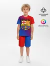 Детская пижама с шортами / FC Barcelona color sport