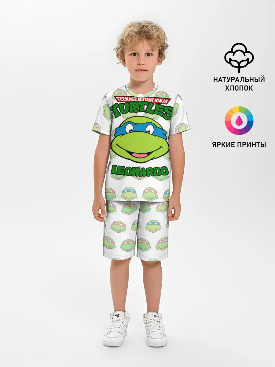 Детская пижама с шортами / Черепашки-Ниндзя