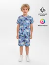 Детская пижама с шортами / Киты и дельфины