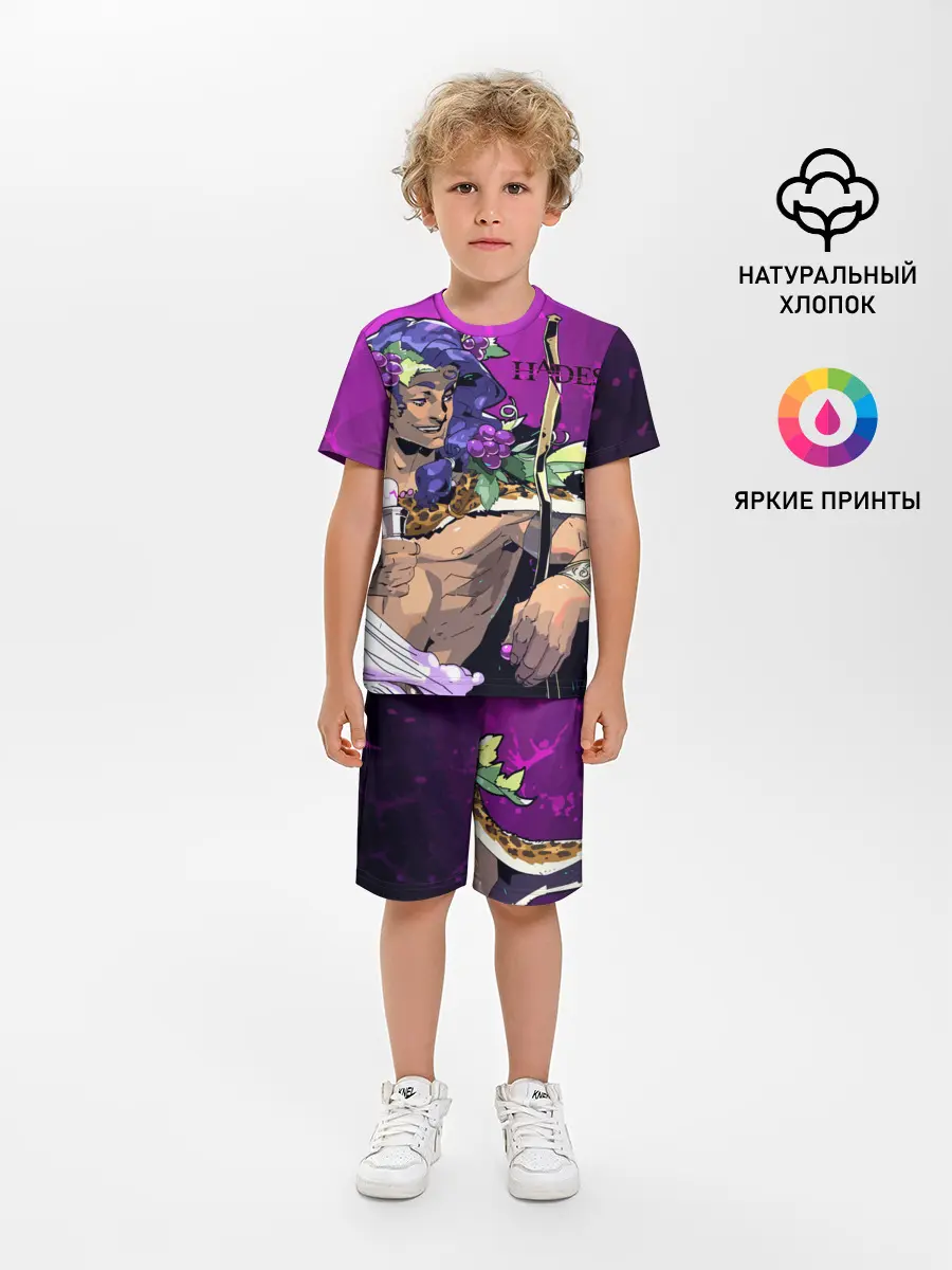 Детская пижама с шортами / Бог виноделия Дионис