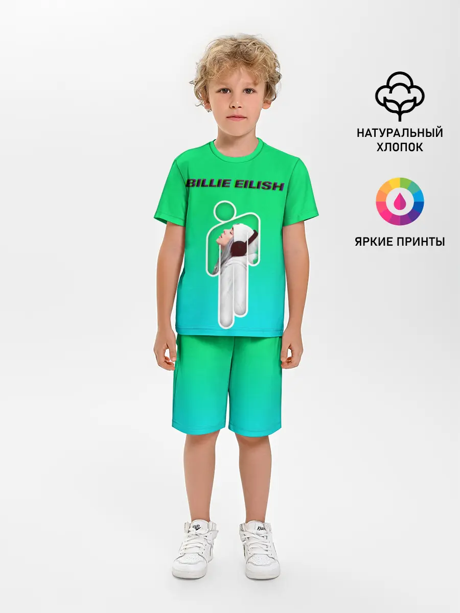 Детская пижама с шортами / Billie Eilish