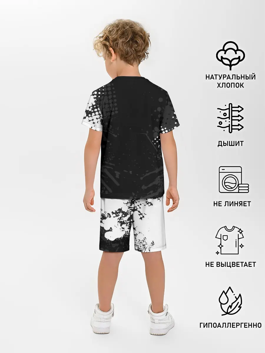 Детская пижама с шортами / КРИШТИАНУ РОНАЛДУ / ЮВЕНТУС