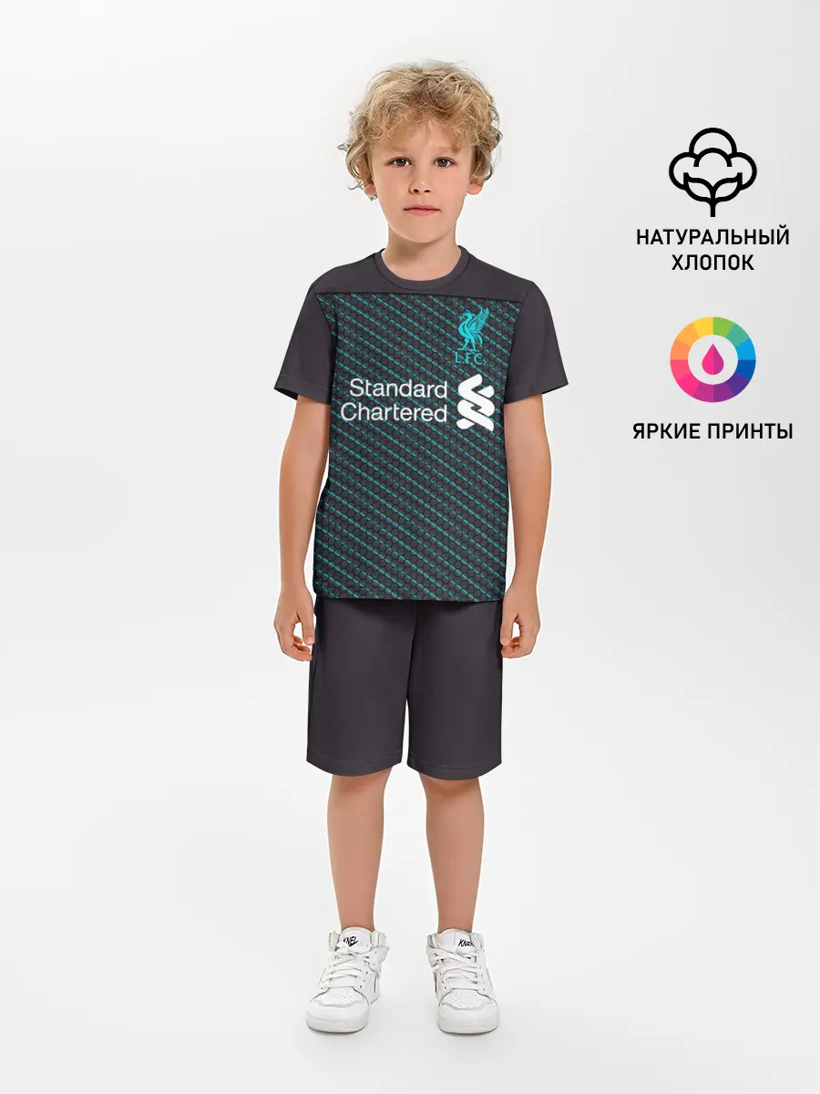 Детская пижама с шортами / Liverpool 19-20 home - форма.