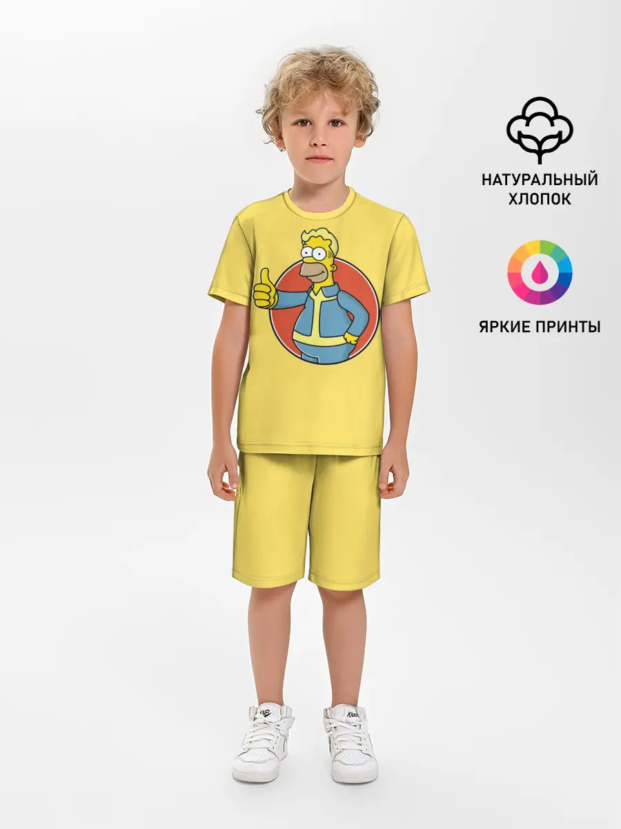 Детская пижама с шортами / Homer Fallout
