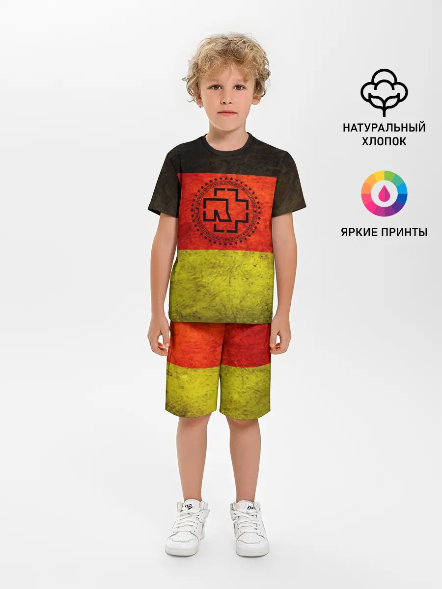 Детская пижама с шортами / Rammstein