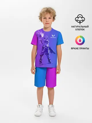 Детская пижама с шортами / Valorant