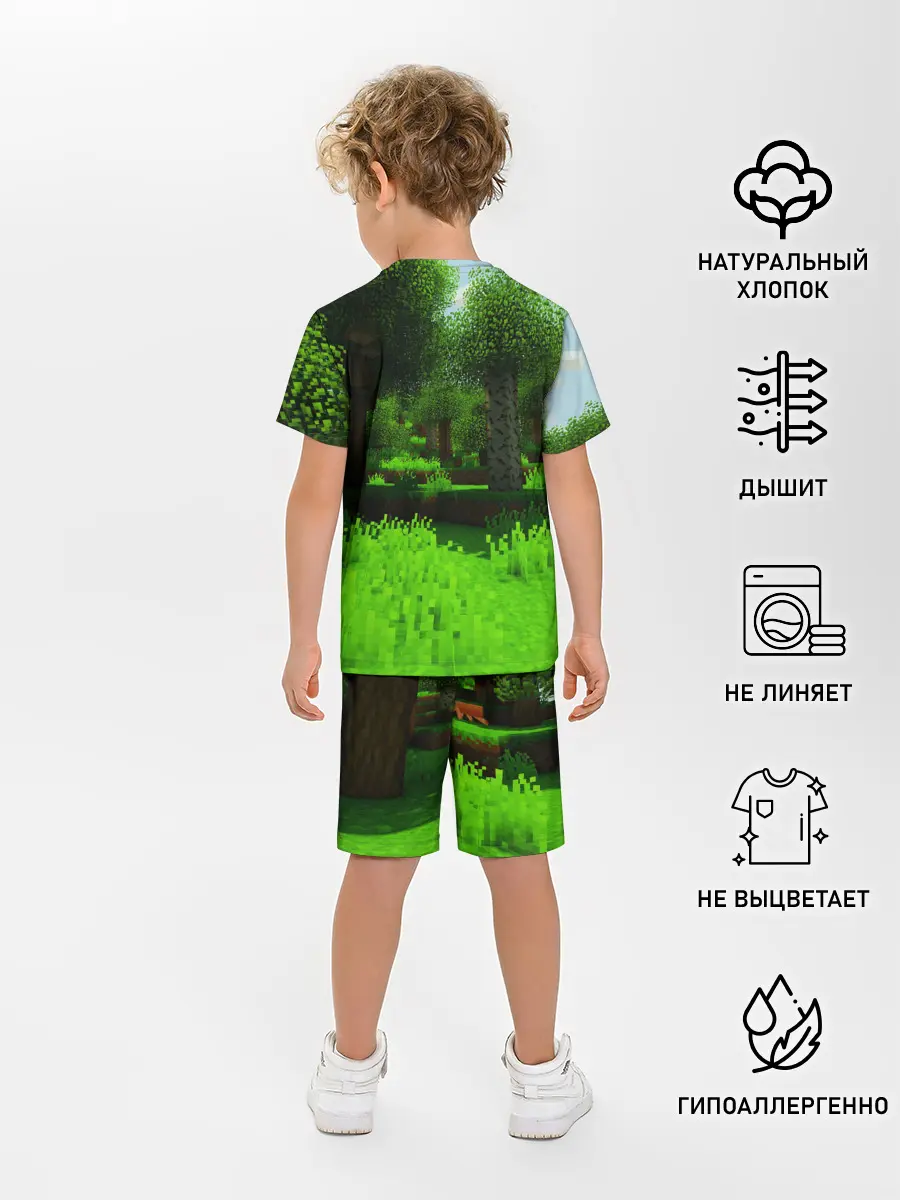 Детская пижама с шортами / МАЙНКРАФТ