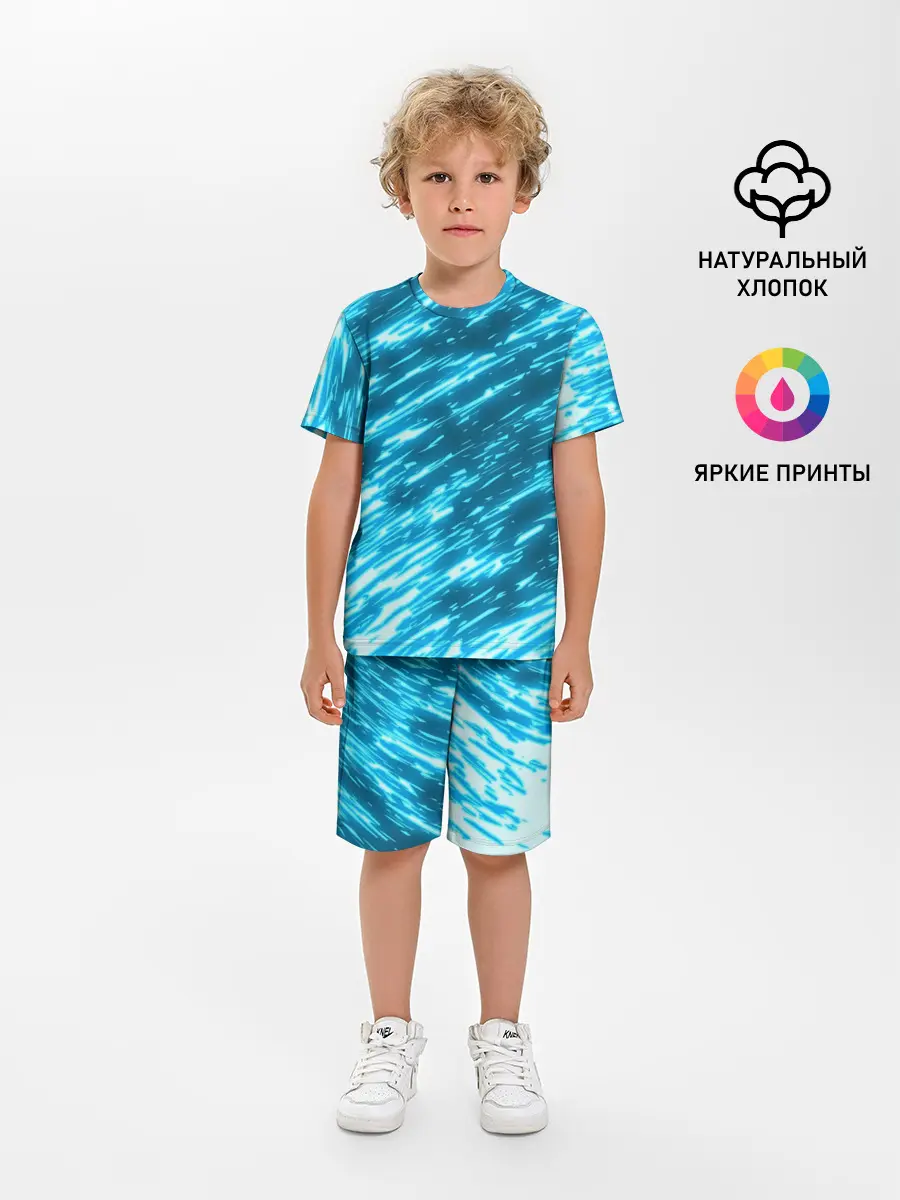 Детская пижама с шортами / ЛЕДЯНОЙ ШТОРМ