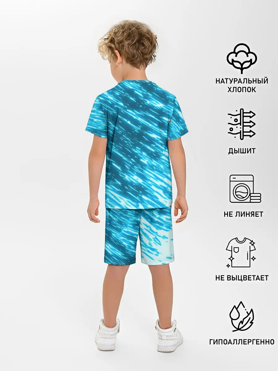 Детская пижама с шортами / ЛЕДЯНОЙ ШТОРМ