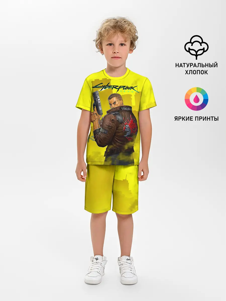 Детская пижама с шортами / Cyberpunk 2077