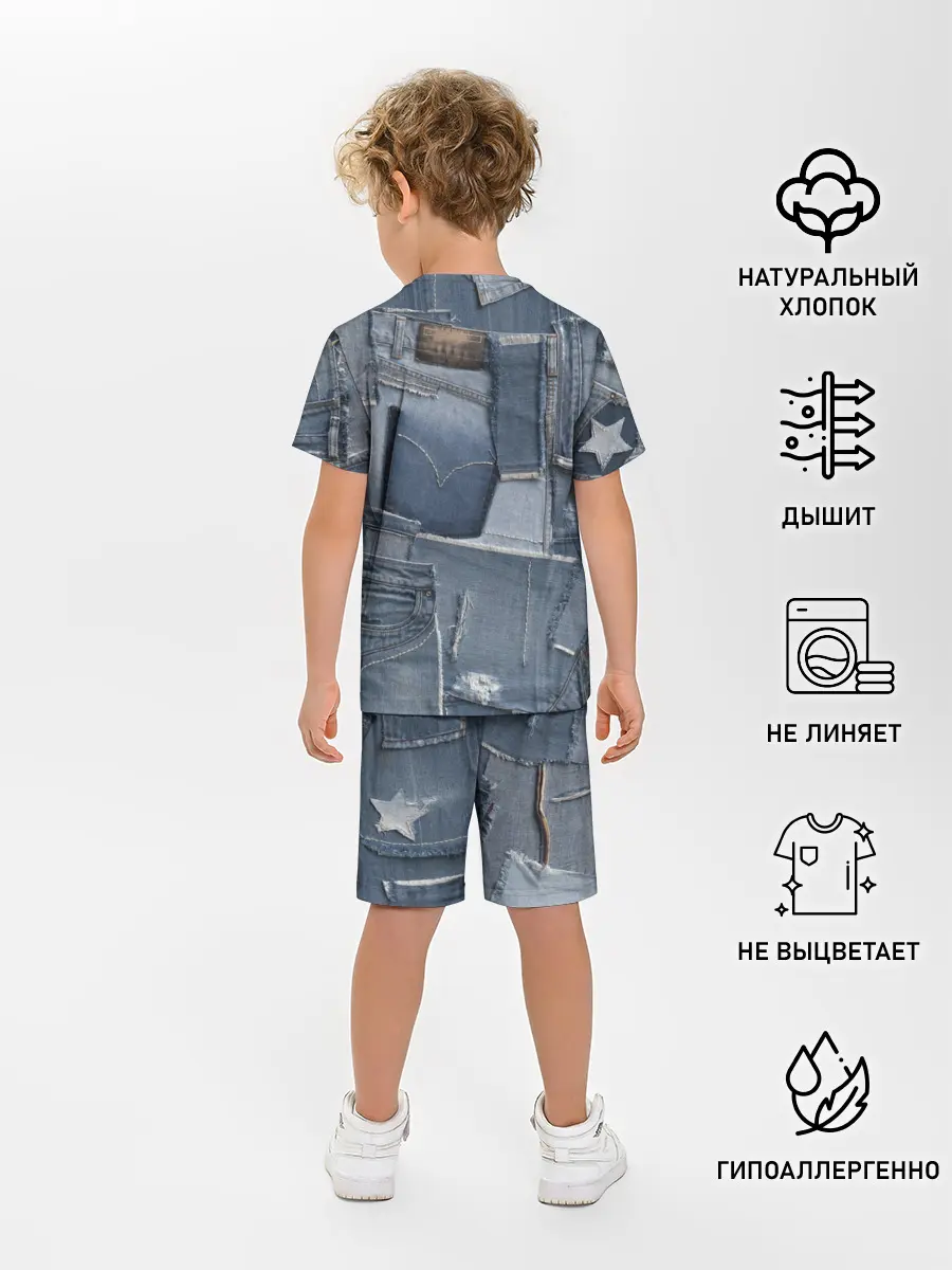 Детская пижама с шортами / Jeans life